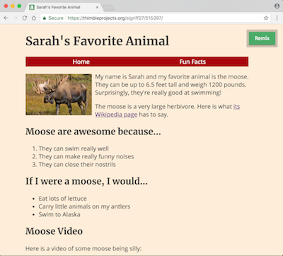 Website about animals