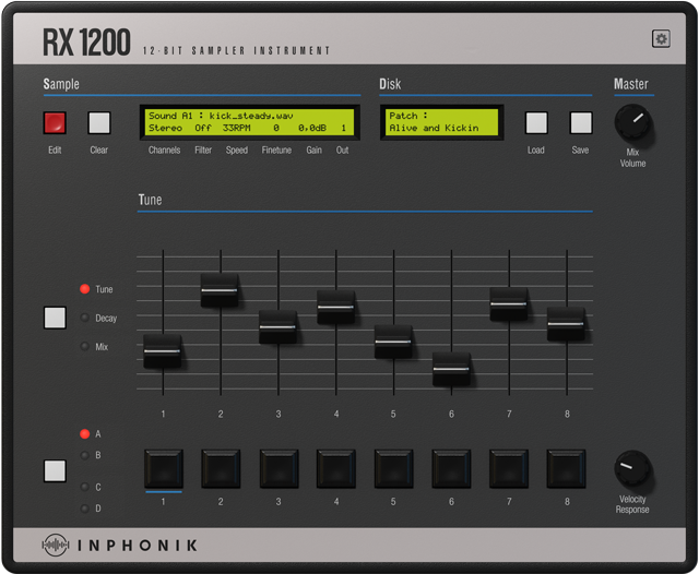 RX1200 12-bit Sampler Instrument