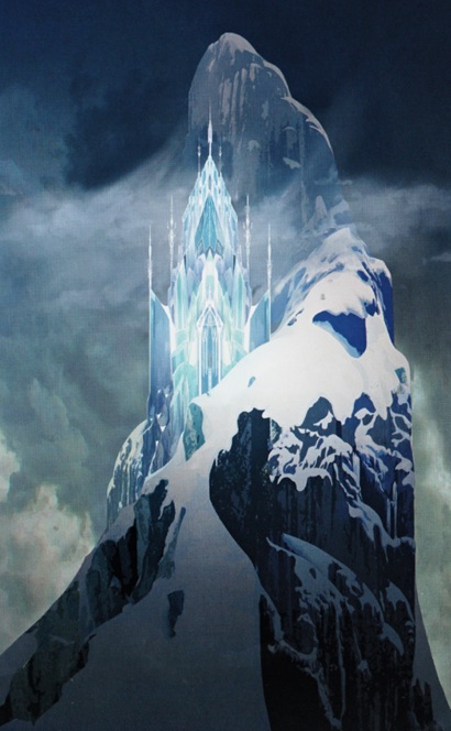 Ice palace concept art, Frozen