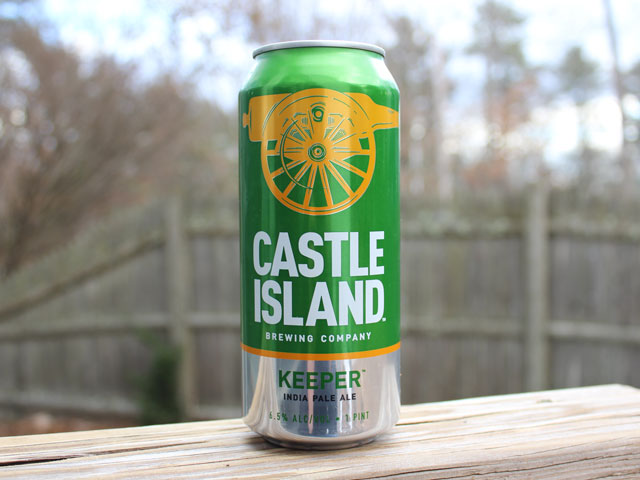 Keeper, a IPA brewed by Castle Island Brewing Company