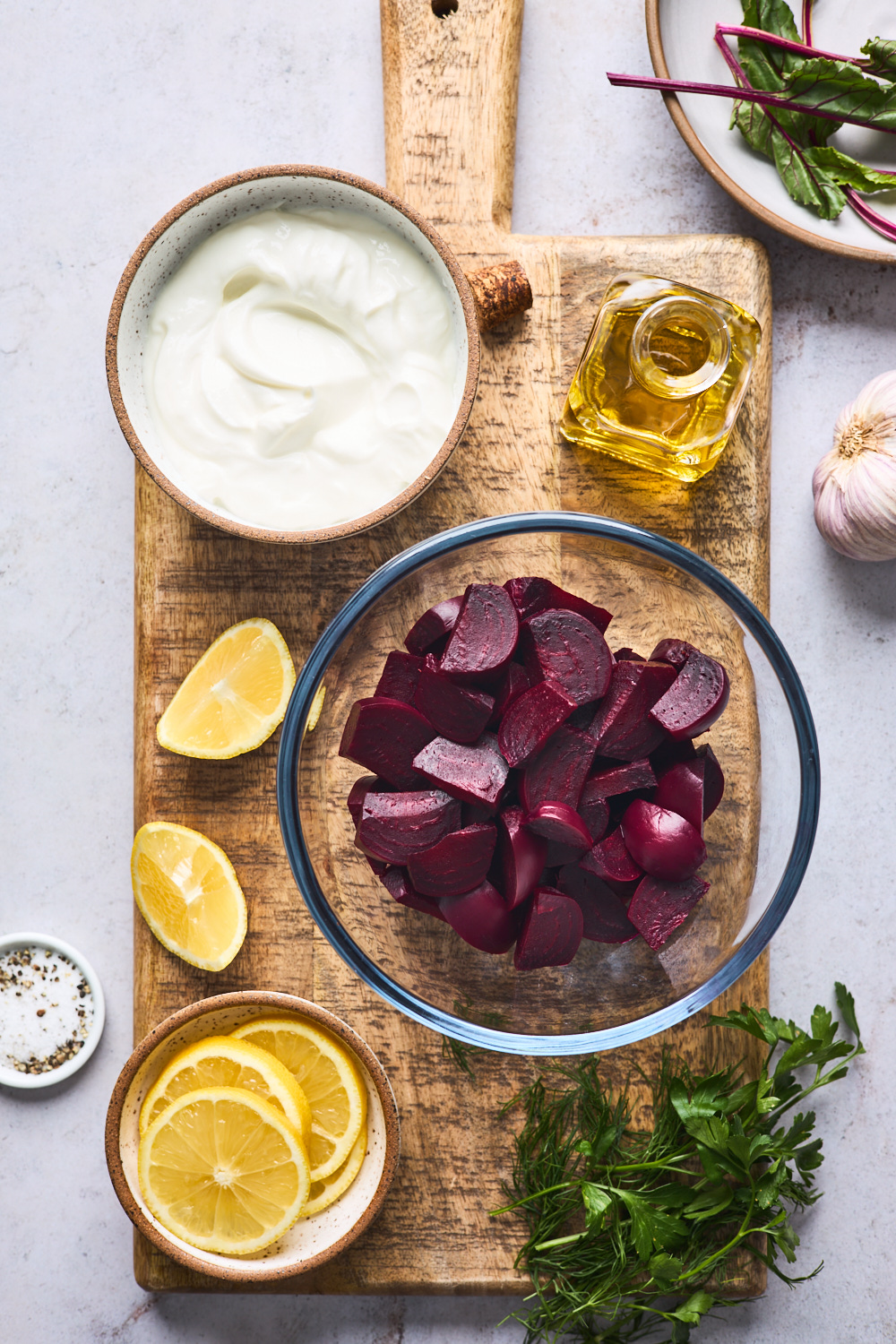 Beetroot Salad With Greek Yogurt (Patzarosalata) | Olive & Mango