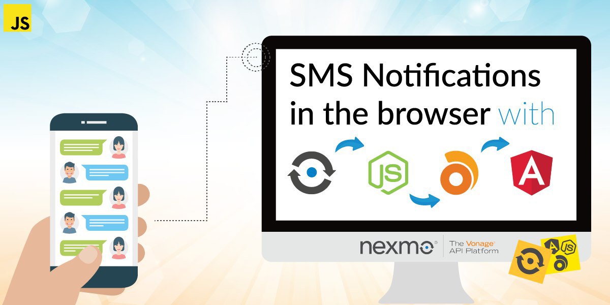 How to Show SMS Notifications in the Browser with Angular, Node.JS, and Ably