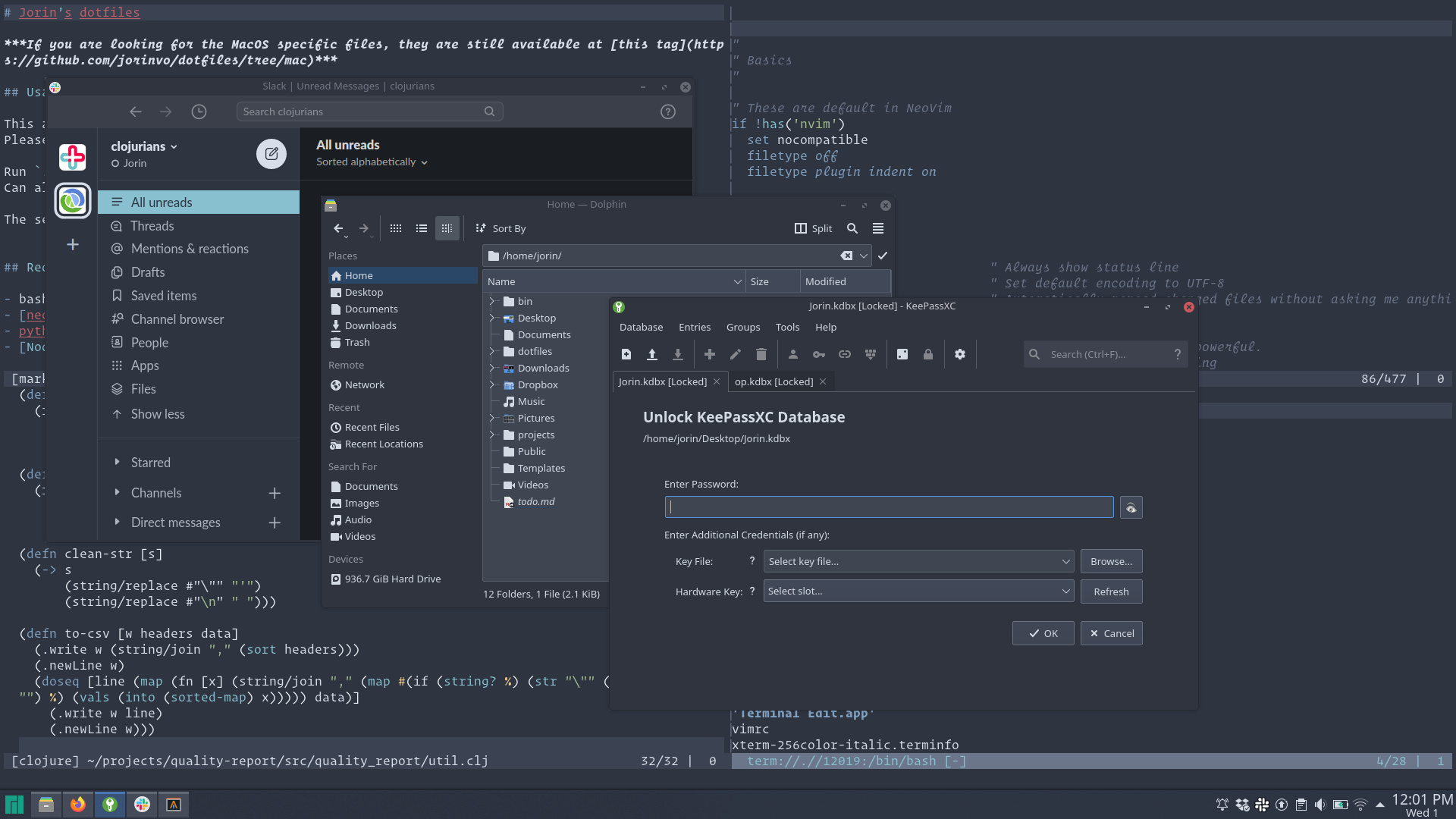 KDE Nordic Theme Desktop Screenshot