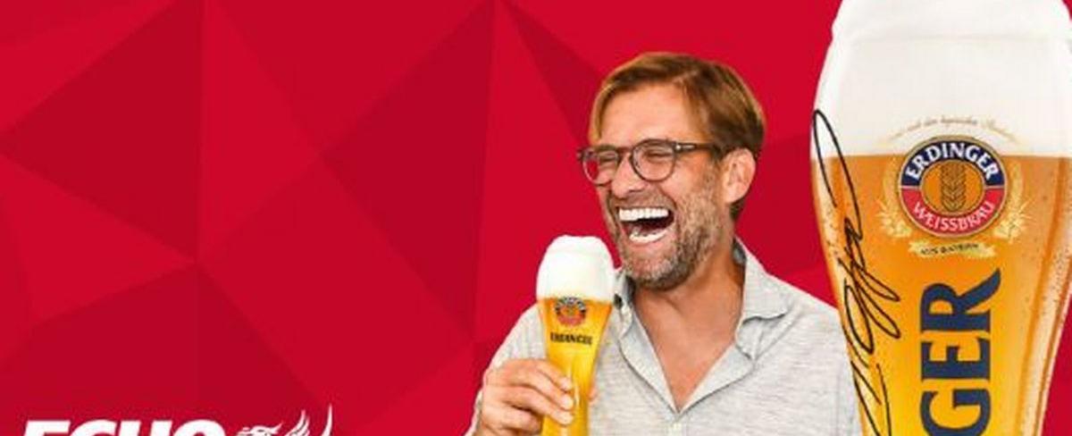 Klopp: "I haven't had a beer in a long time and I'll probably get drunk with one sip"