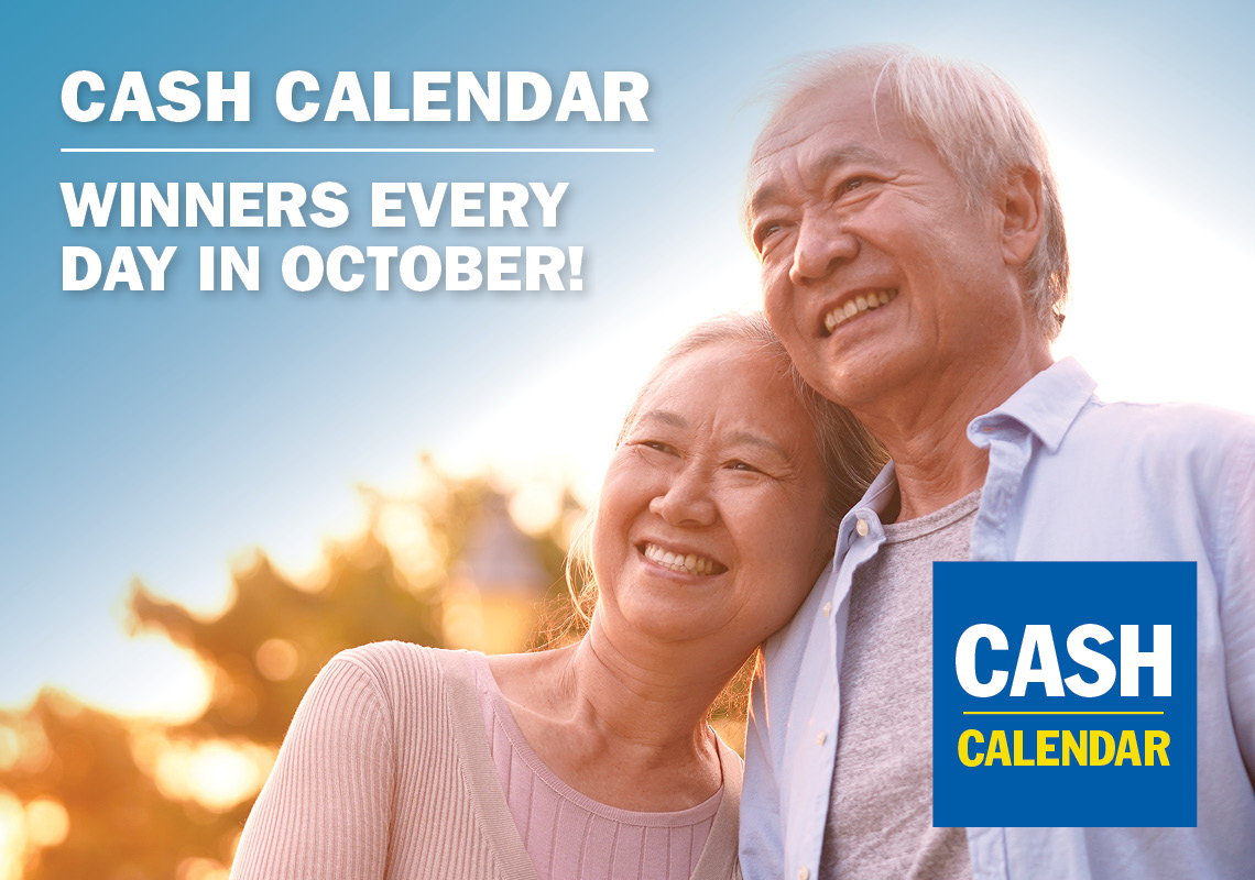 SickKids Lottery Cash Calendar - Winners every day in October