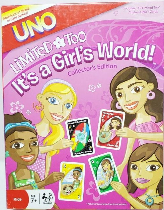 Limited Too: It's a Girl's World Uno