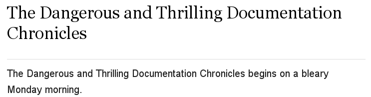 Doctitle attribute