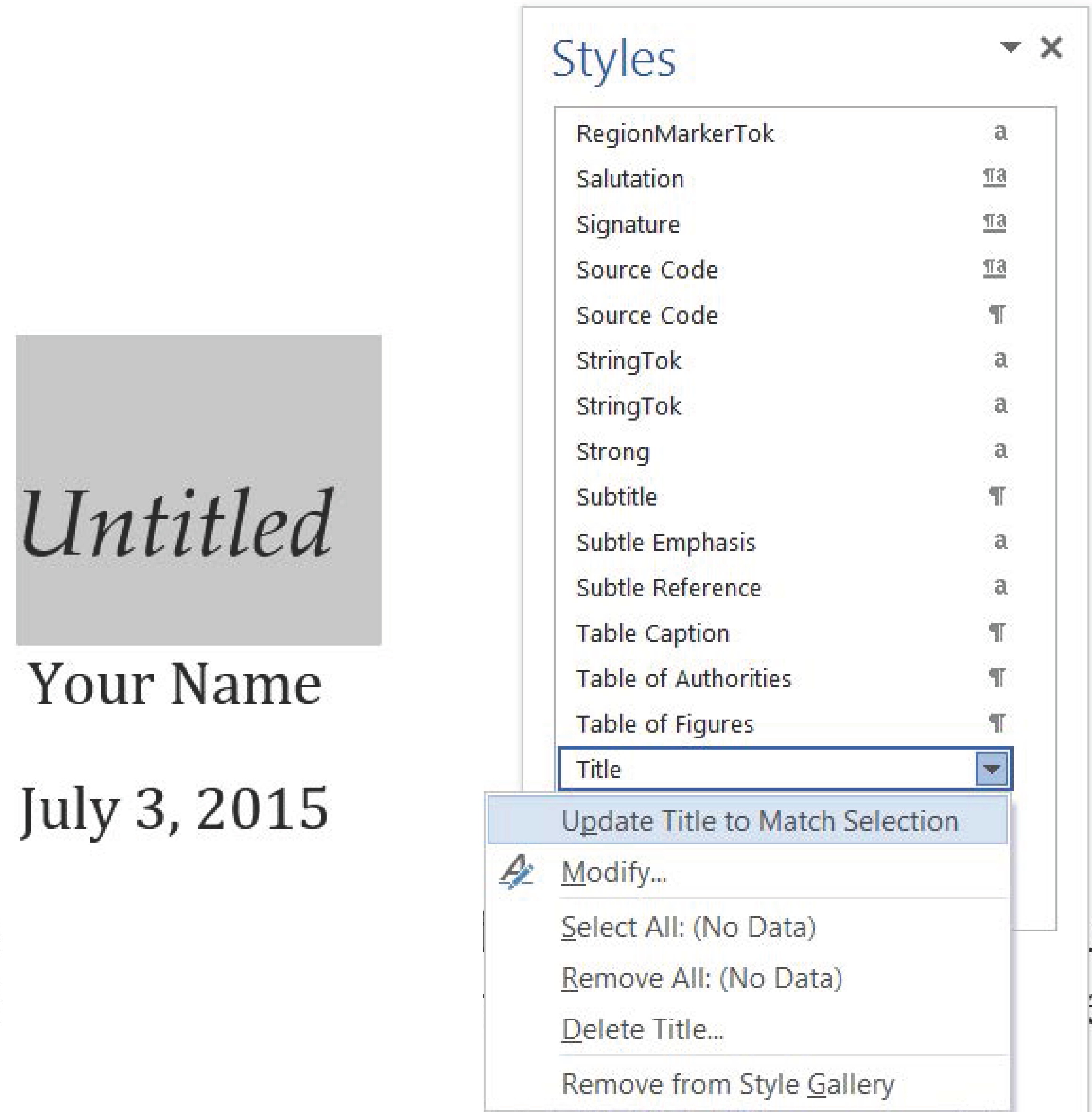 setting citation references word styles in word for mac