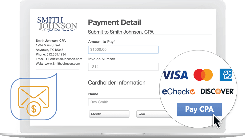 CPACharge payment details screen