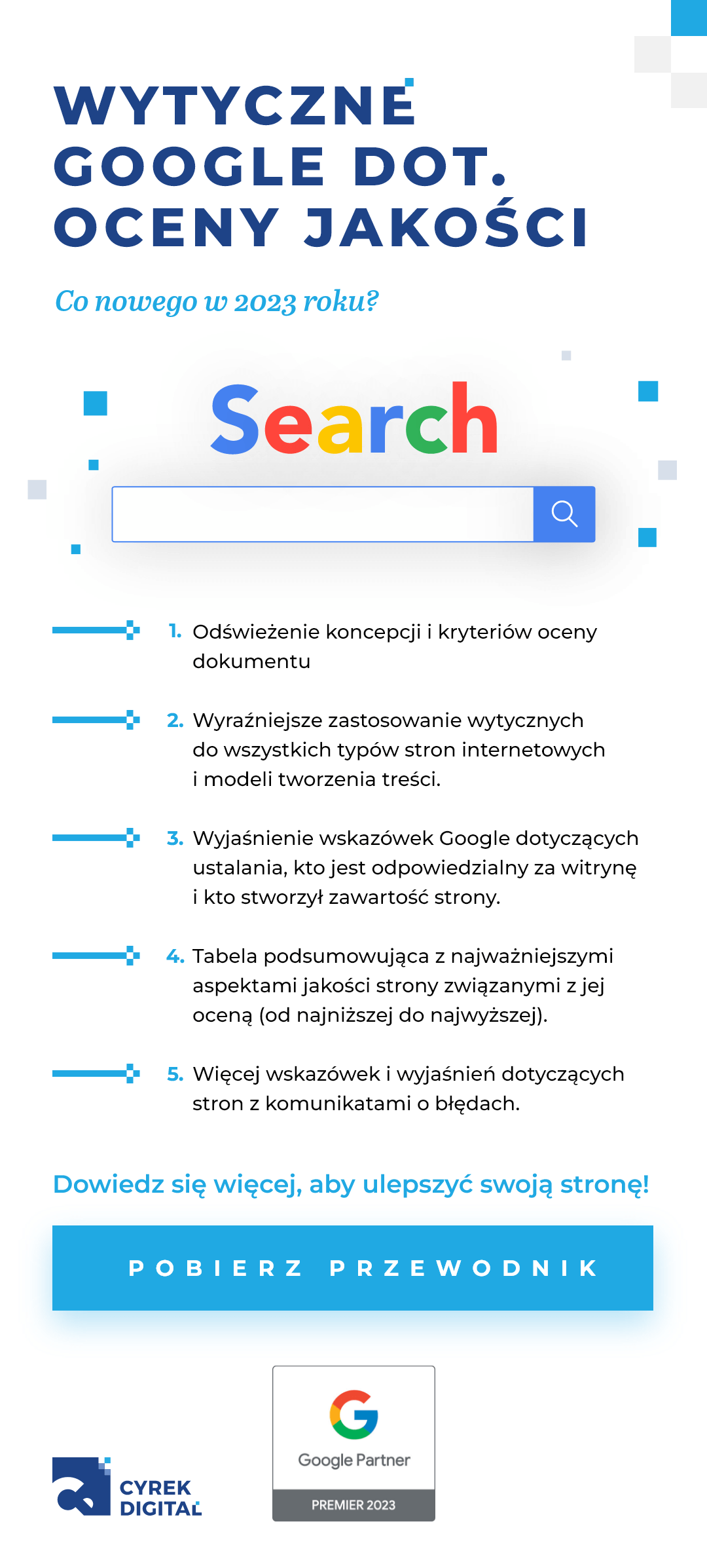 Wytyczne Google dotyczące oceny jakości