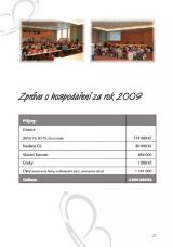 Výroční zpráva za rok 2009