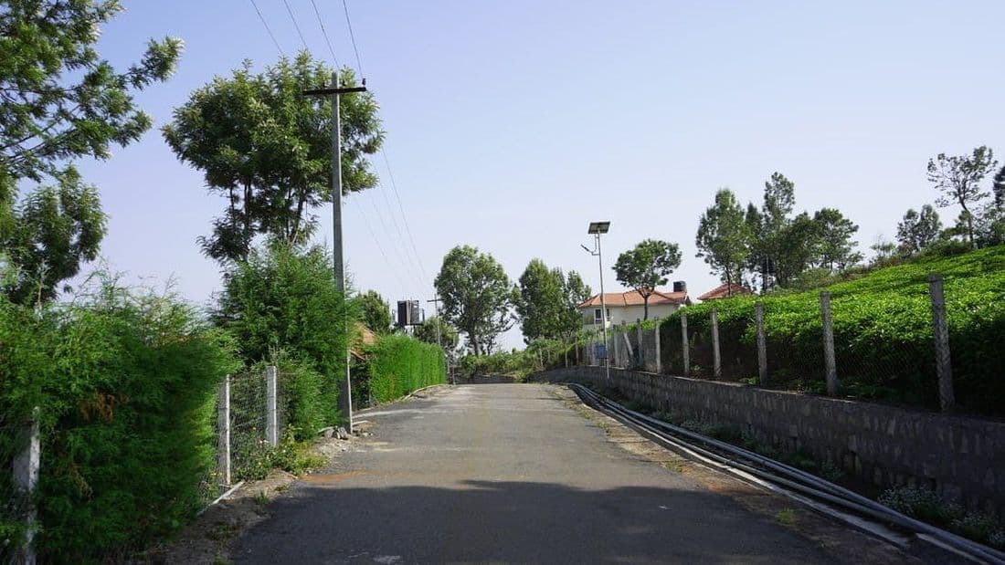 Road and plots at Drumla gated community Phase 1