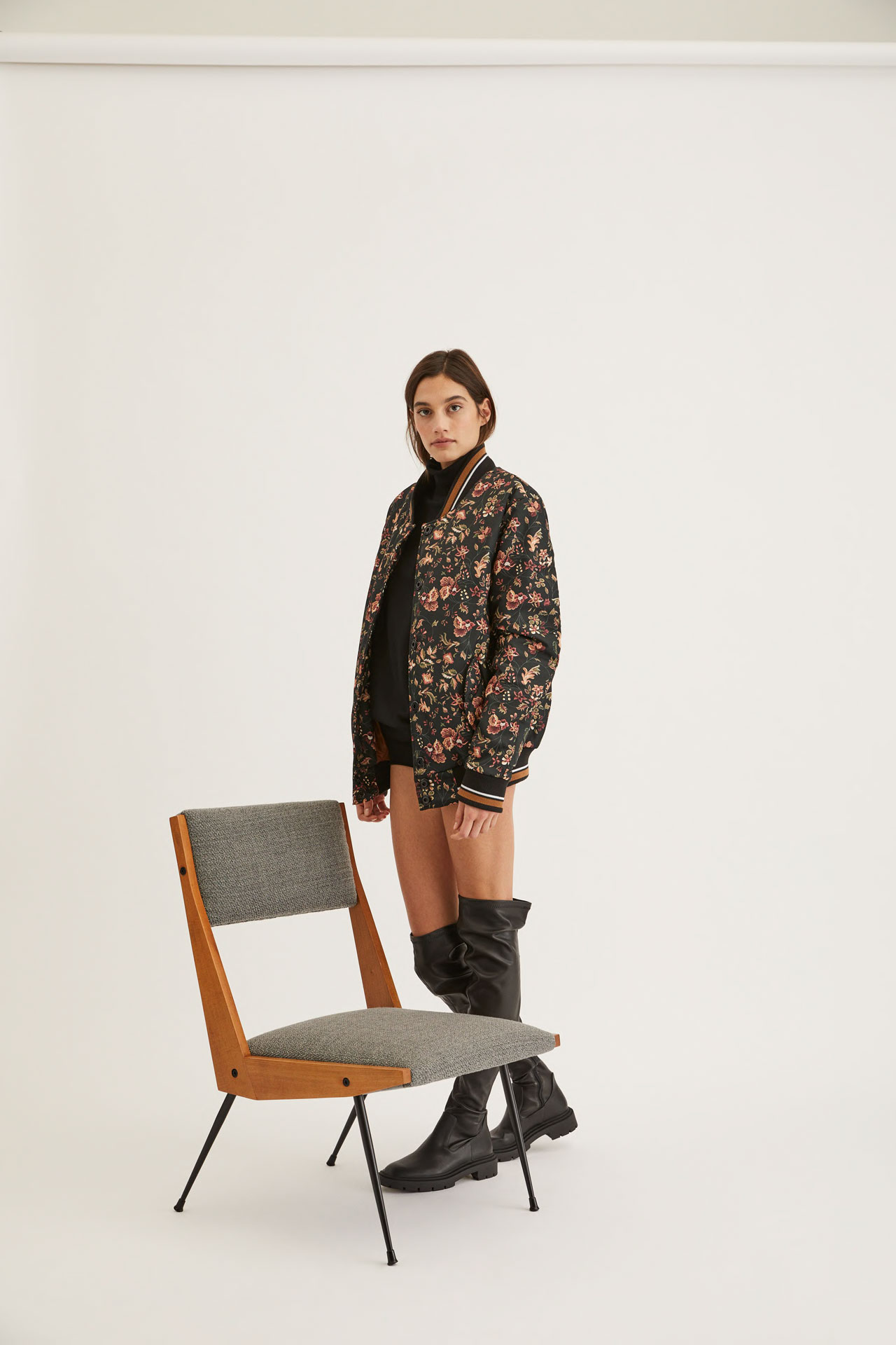 BLACK CORAL - cardigan Clelia e dress Jacqueline