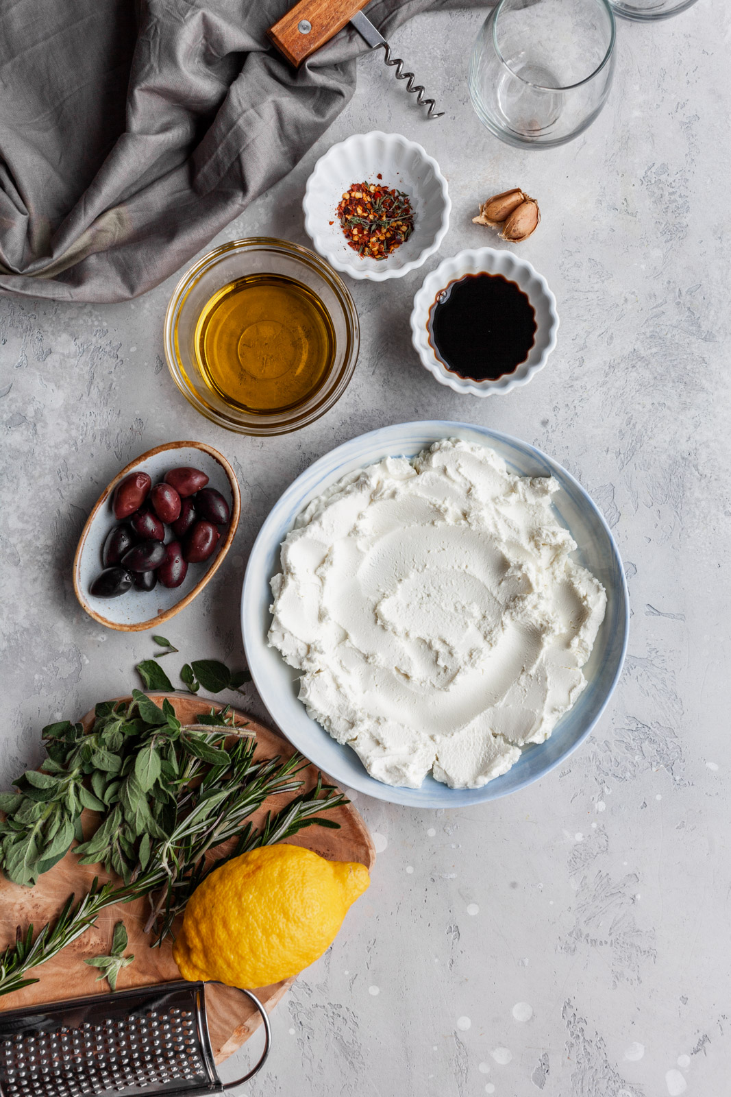 Marinated Goat Cheese Spread