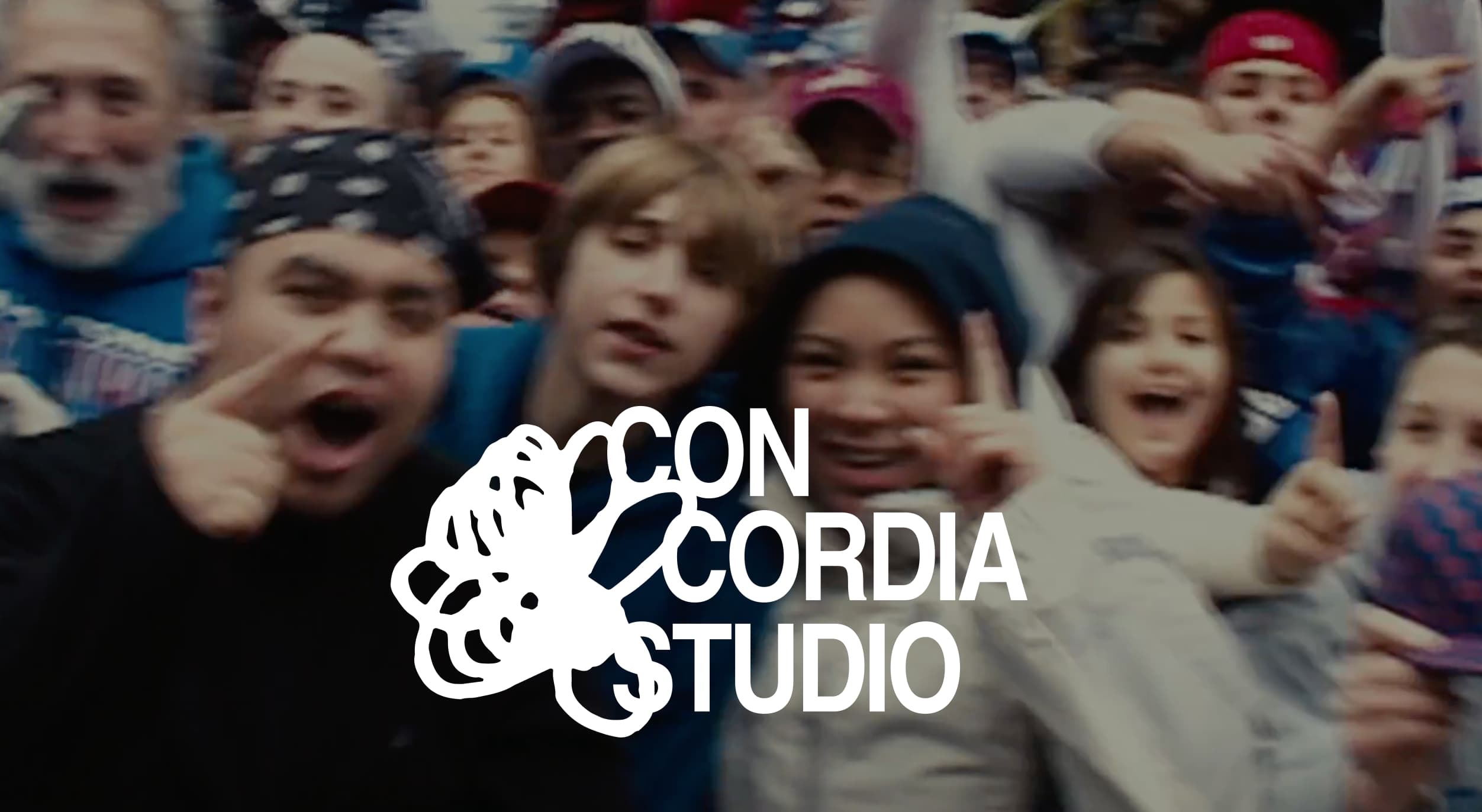 Concordia Studio logotype overlay