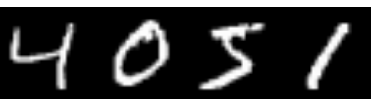 Exemplo de MNIST-Captcha.