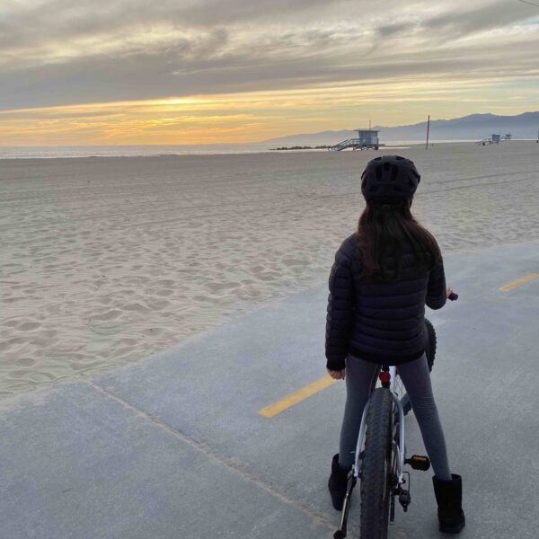JAM in House biking beach sunset