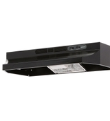 image Broan-NuTone RL6200 Series 30 in Ductless Under Cabinet Range Hood with Light in Black