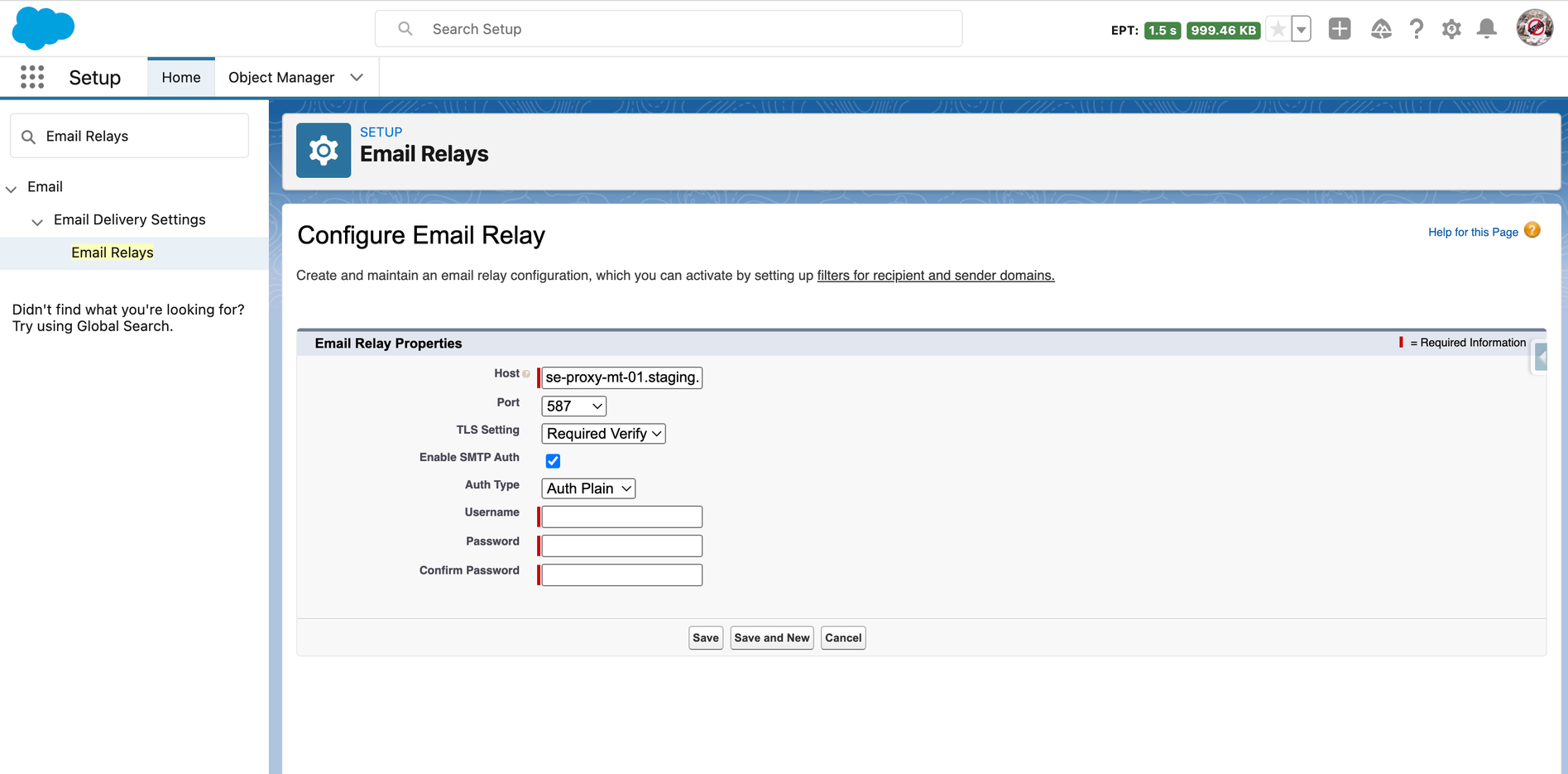 Create Email Relay