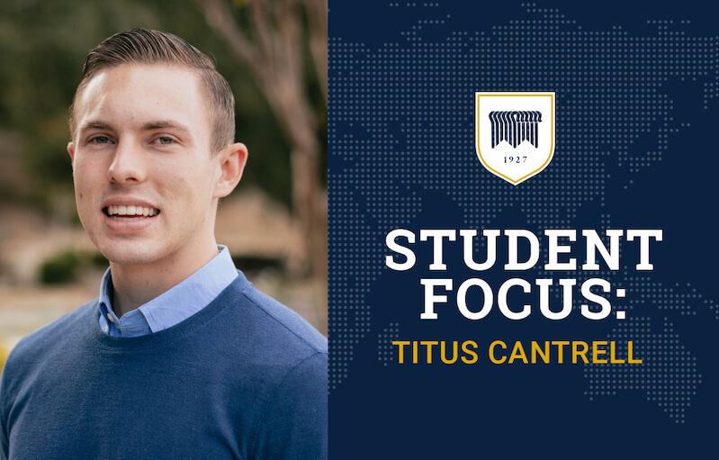 Student Focus: Titus Cantrell image