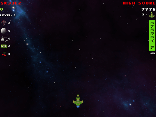 A screenshot of Space Jawns ship in-game.