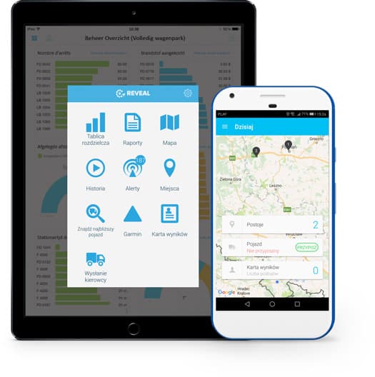 Devices fleet tracking app pl