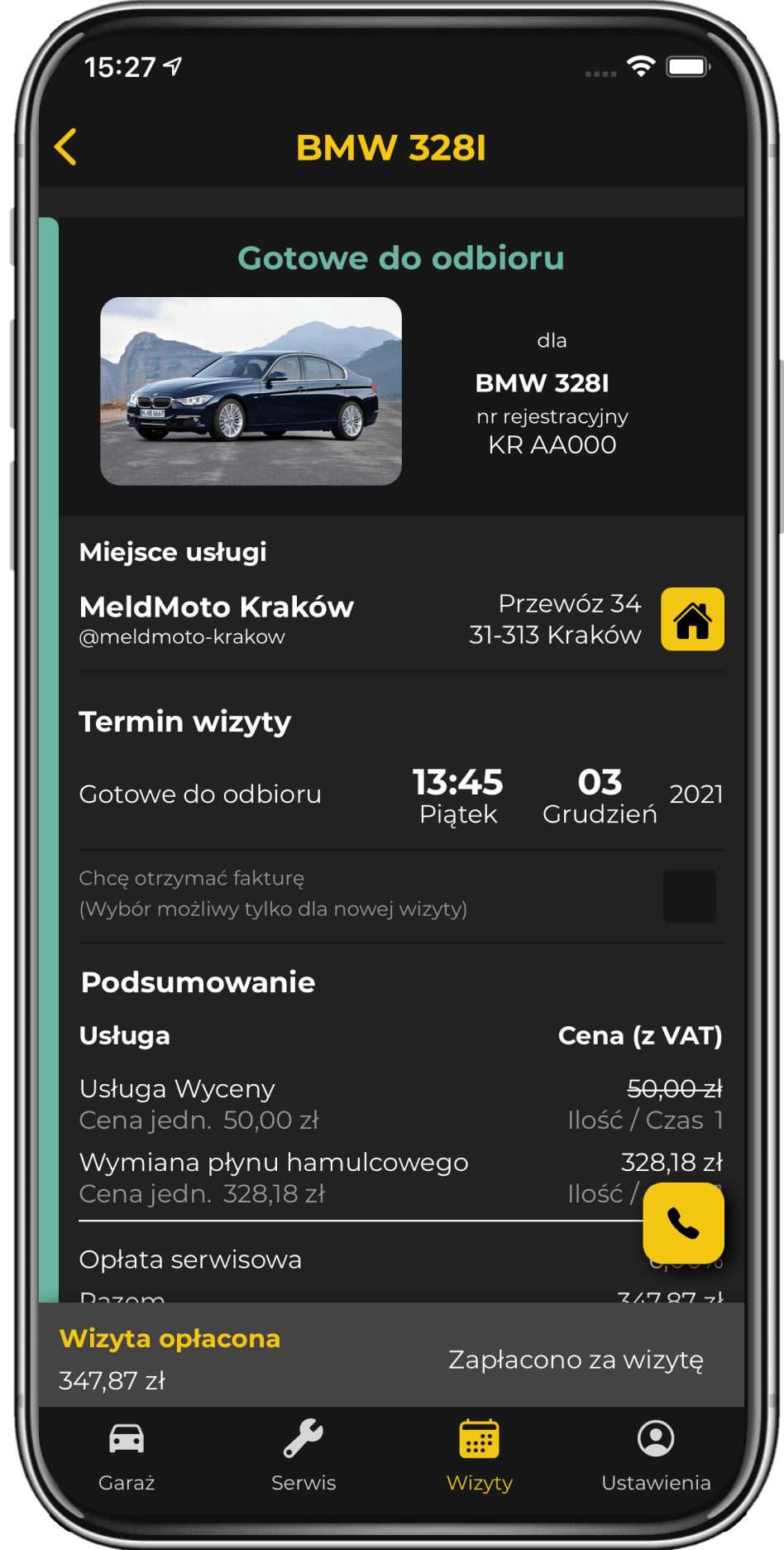 Aplikacja MeldMoto do umawiania wizyt w warsztatach samochodowych i zarządzania warsztatem
