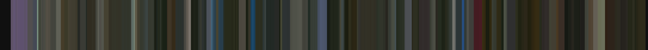 A barcode of colors from the vid Blinded Me With Science