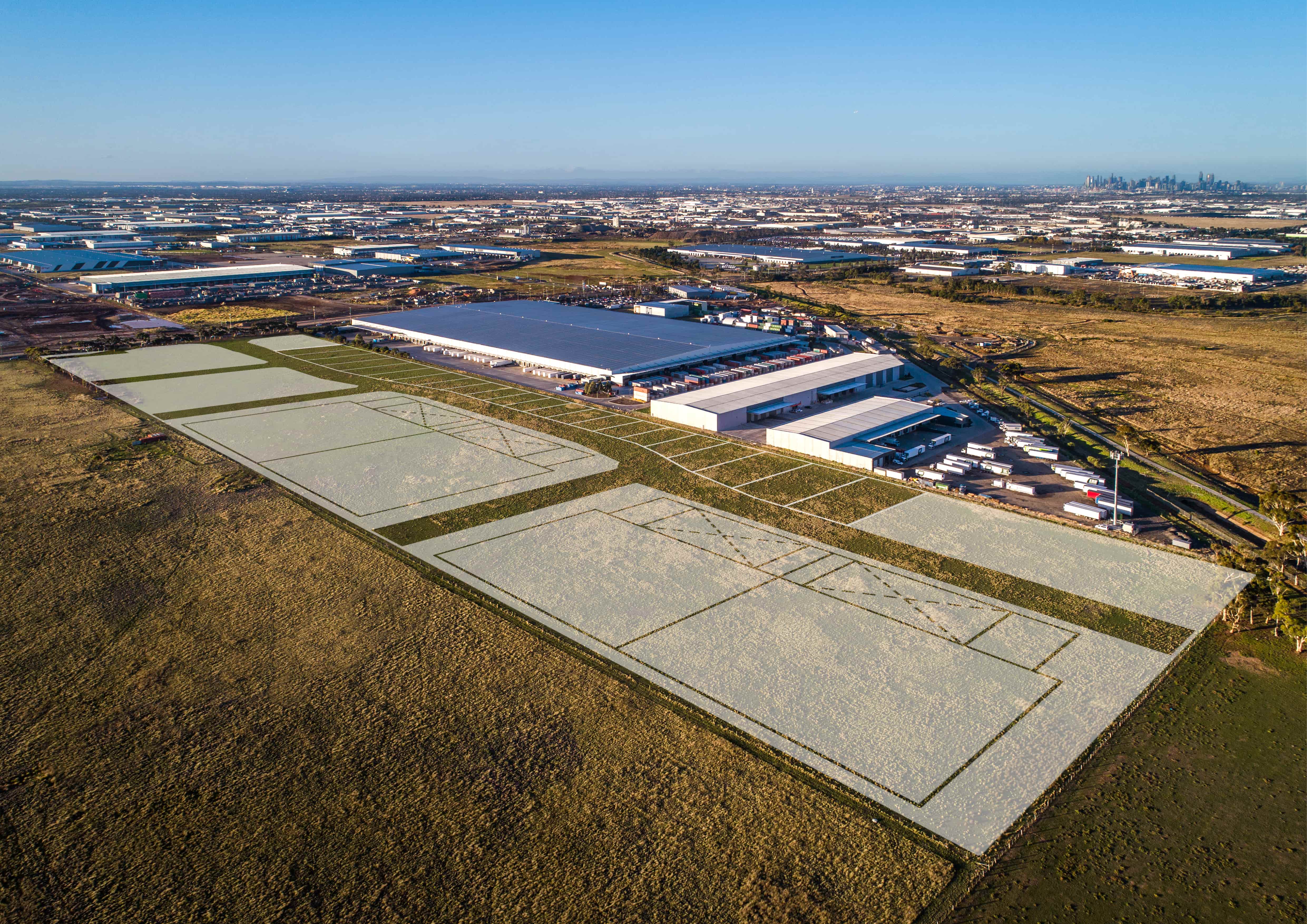 Leakes North East Aerial view