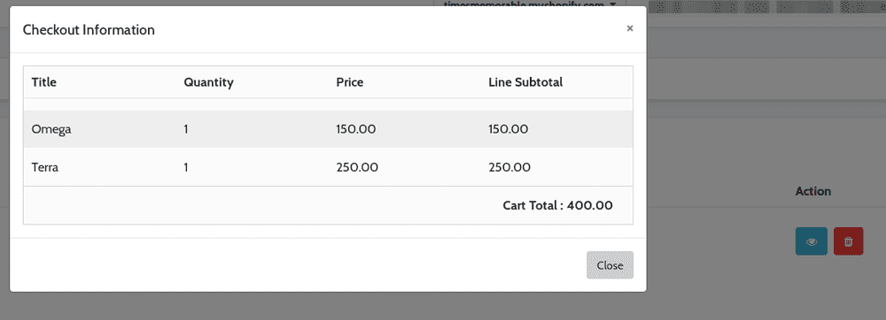 Live carts when cart page is modified Live carts when cart page is modified