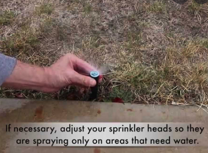 Adjust Sprinklers