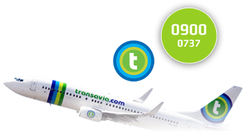 Transavia gebruikt een 0900-nummer.