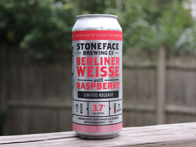 Stoneface Brewing Company Berliner Weisse Raspberry