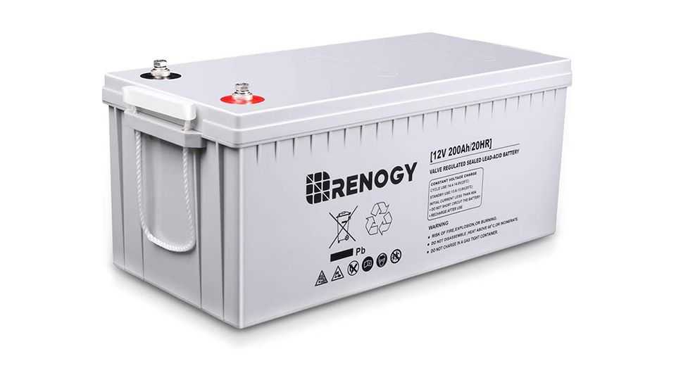  Renogy Deep Cycle AGM Battery 12 Volt