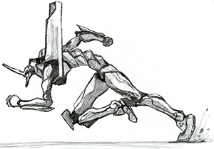Robot Sprint Sketch