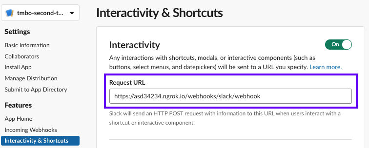 Interactivity Screenshot