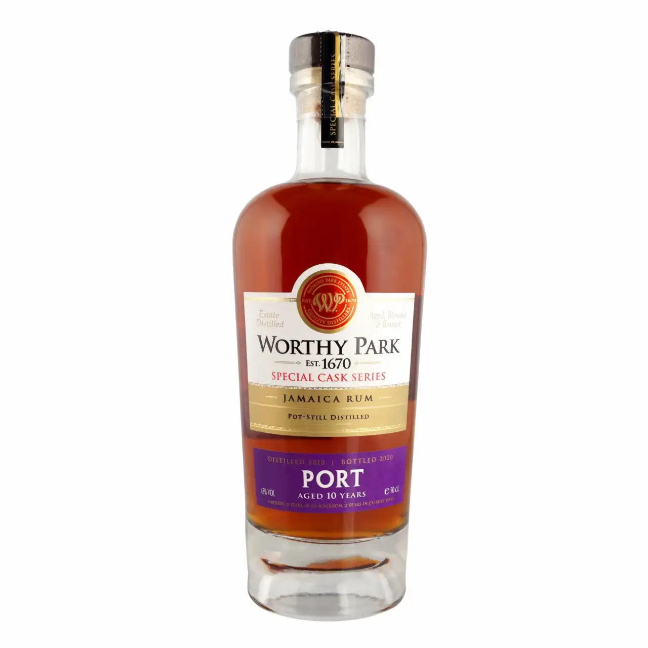 Image of the front of the bottle of the rum Special Cask Series Port