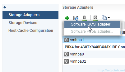 iSCSI Software Adapter configuration 2