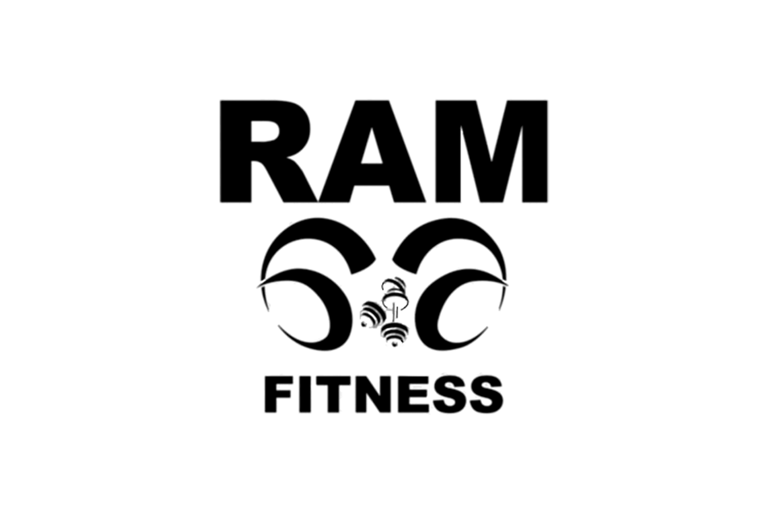 The official logo of Ram Fitness of East Liverpool, Ohio.