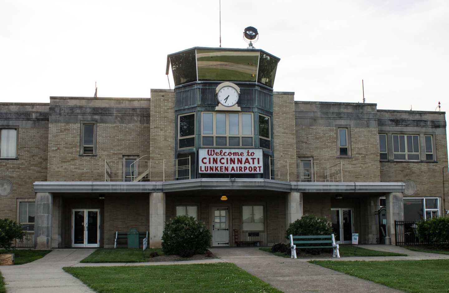 The old terminal at the Lunken Airport