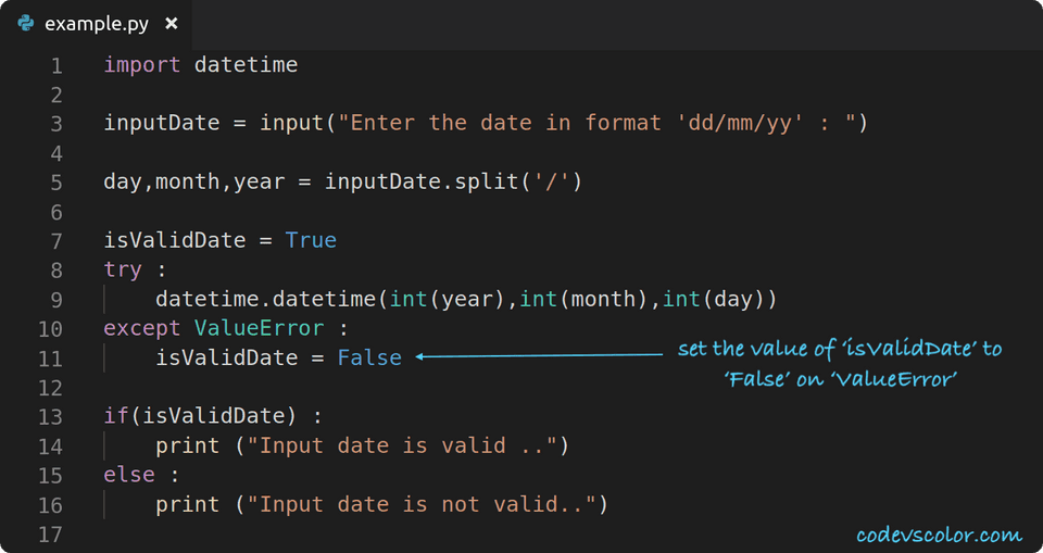 how-to-check-if-a-date-is-valid-or-not-in-python-codevscolor