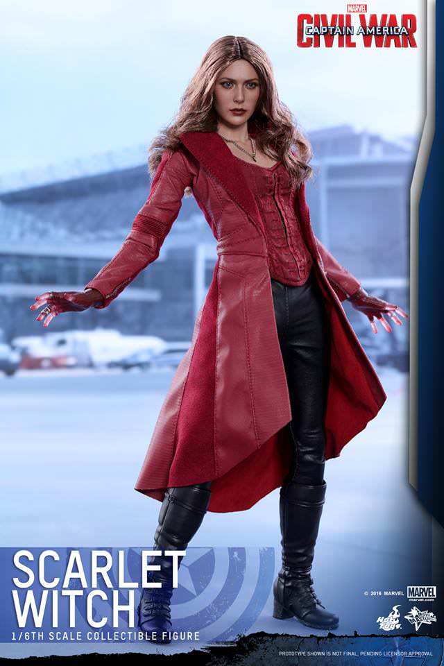 Hot Toys Captain America: Civil War MMS370 Scarlet Witch 1/6th Scale Collectible Figure Hot Toys Captain America: Civil War MMS370 Scarlet Witch 1/6th Scale Collectible Figure