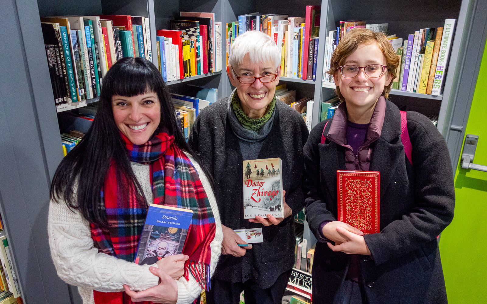 ruth andersen and tillie walden and melissa joulwan holding books
