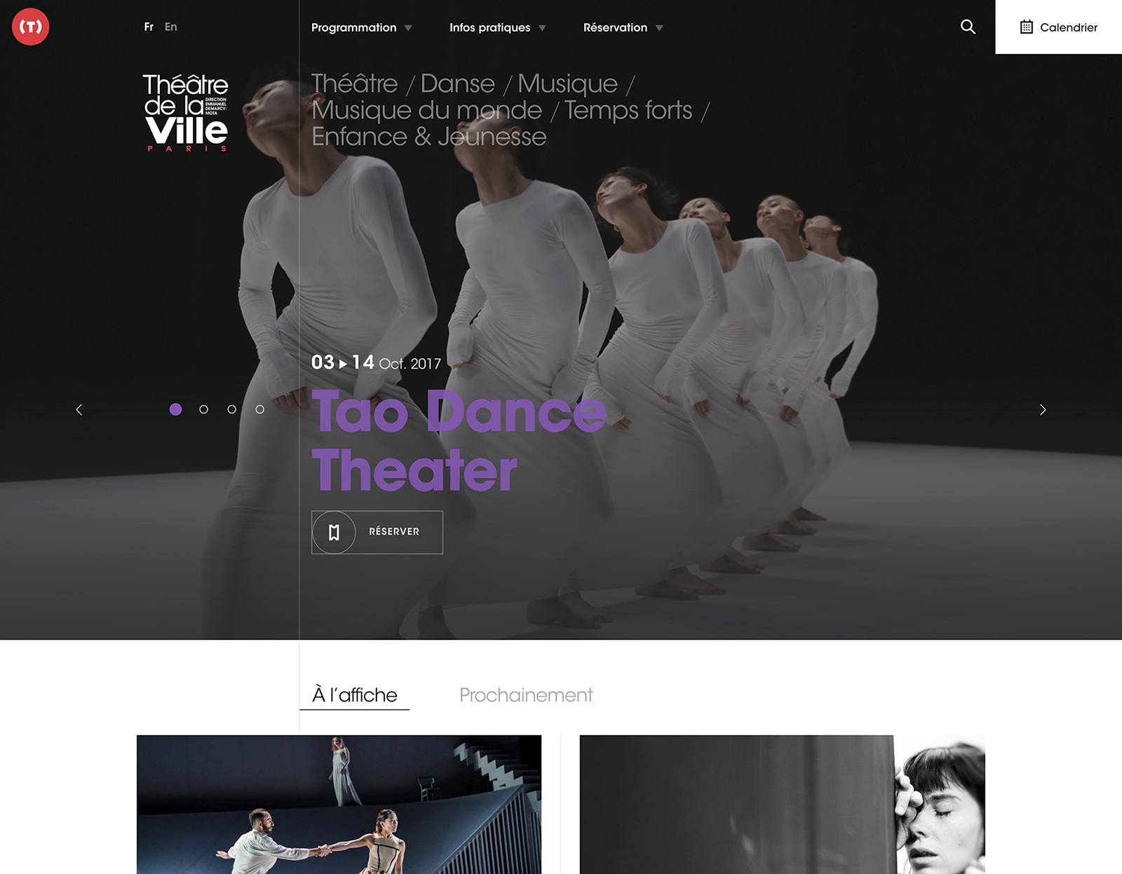 Homepage header