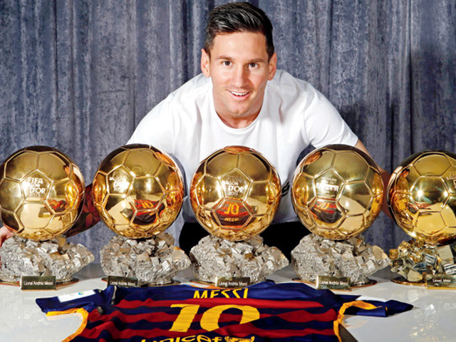 Lionel Messi zum 5. mal ausgezeichnet