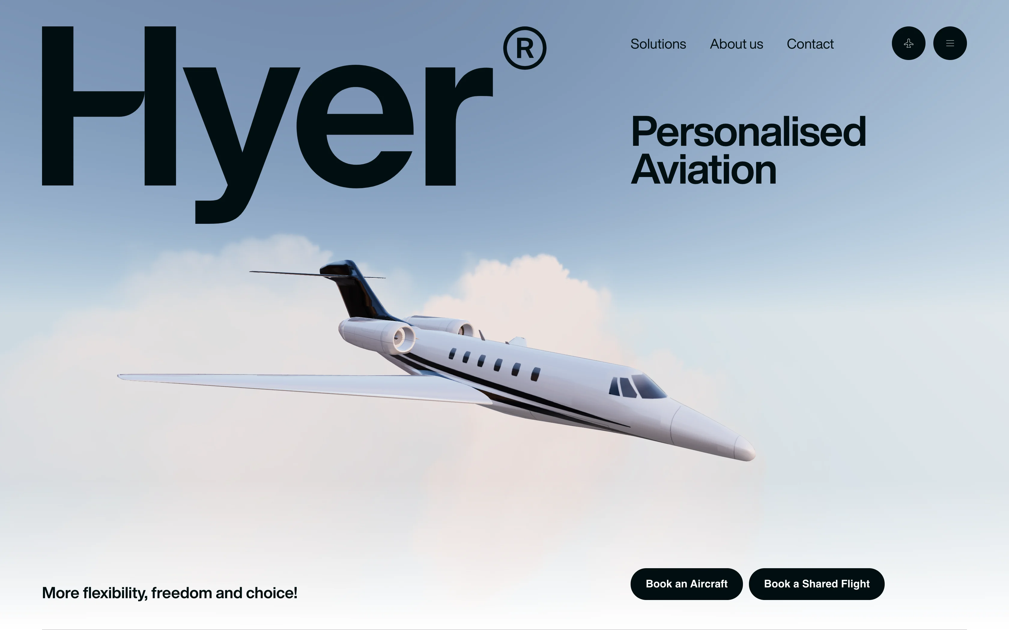 Hyer Fly AIrplaines The Ultra Index Digital Transformation Website Design Web Digital webdesign innovation tech ux ui experience