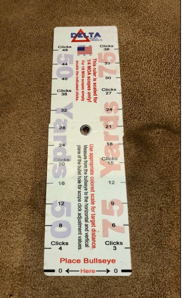 Rifle Scope Ruler