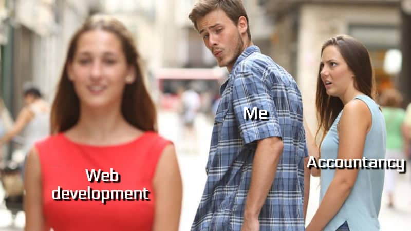 Meme jalousy accountancy vs web developpement