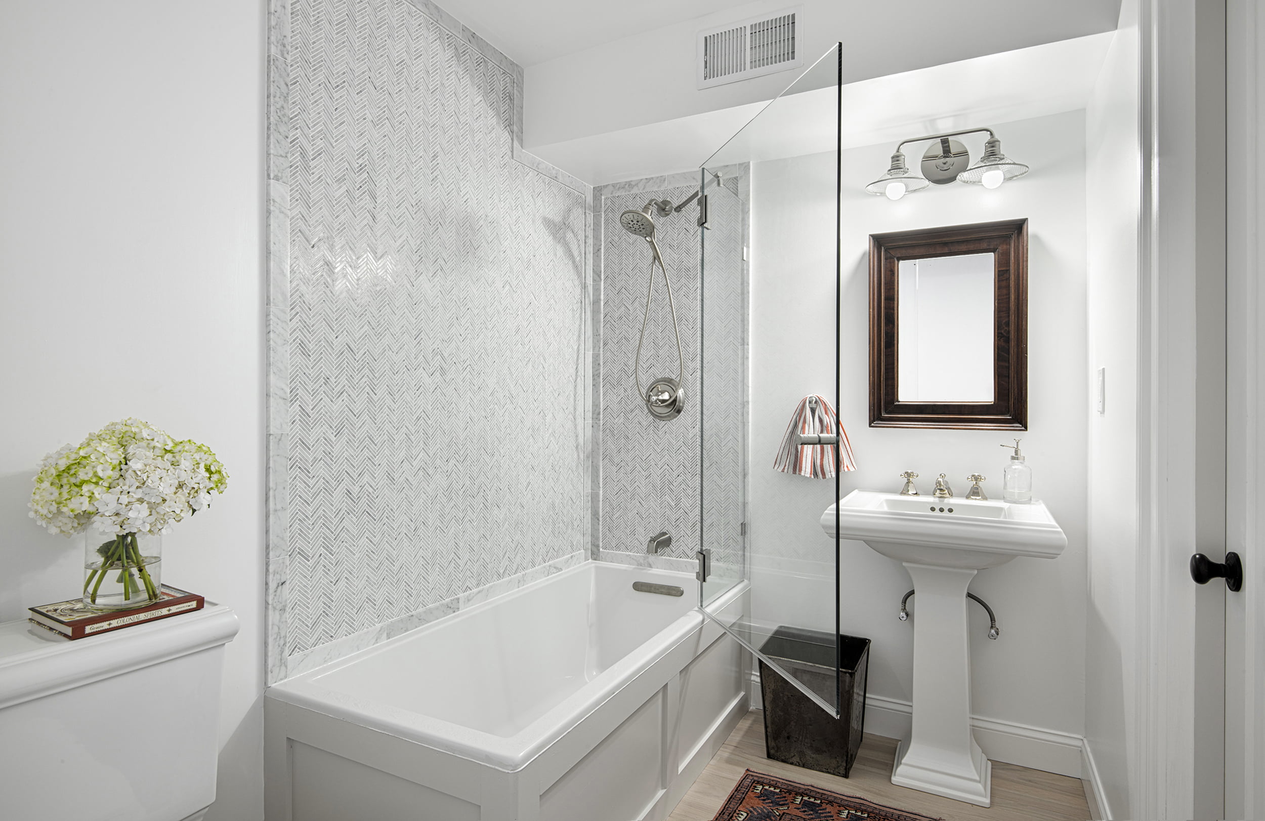 after bathroom