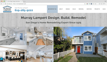 murray lampert website screenshot